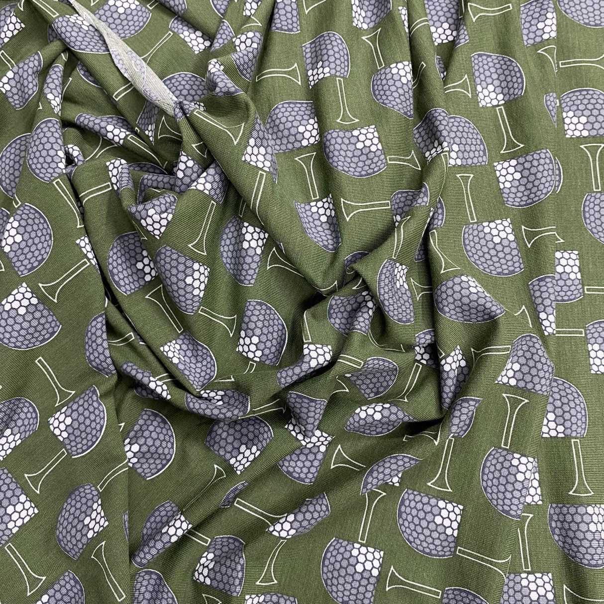 Pound A Metre 3 Metres 3 Metre Luxurious Soft Viscose Jersey - 55"- (Golf)