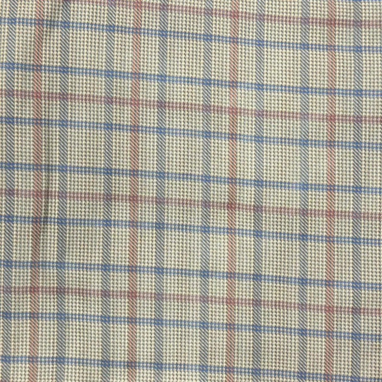 Pound A Metre 3 Metres 3 Metre Luxurious Soft Viscose Jersey - 55"- (Green Checks)