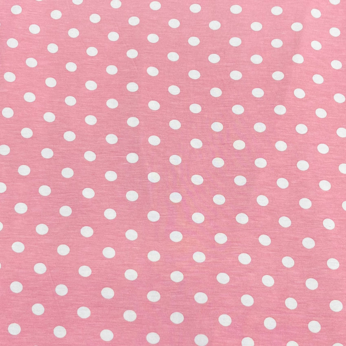 Pound A Metre 3 Metre Luxurious Soft Viscose Jersey - 55"- (Polka Dot)