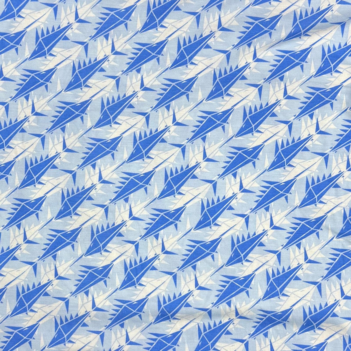 Pound A Metre 3 Metre Luxurious Soft Viscose Jersey - 55"- (Shark)
