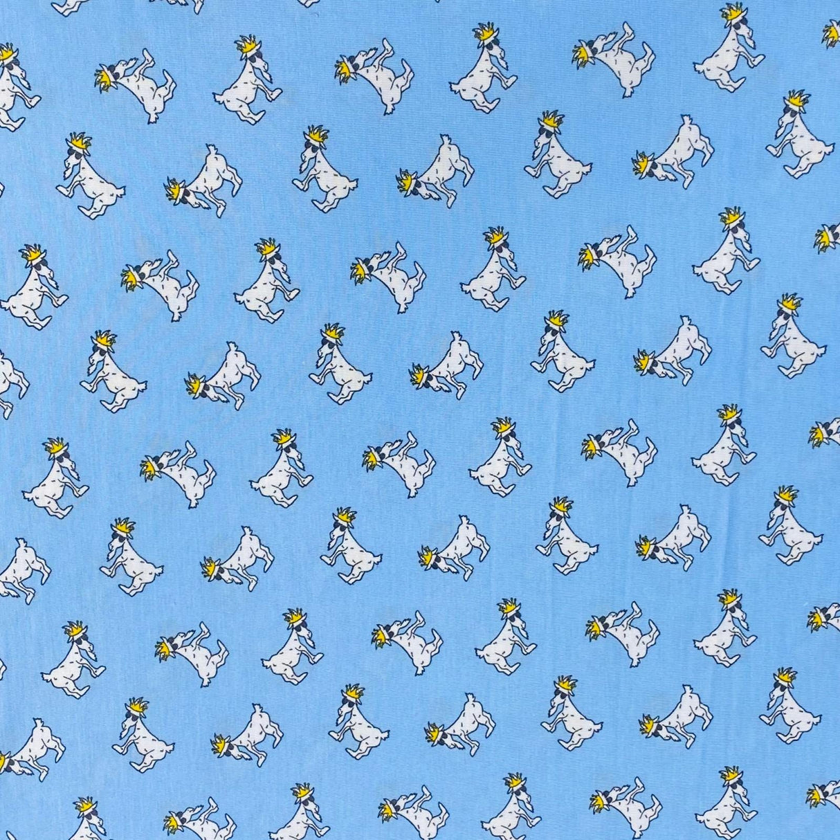 Pound A Metre 3 Metres 3 Metre Luxurious Soft Viscose Jersey - 55"- (Sky Goat)