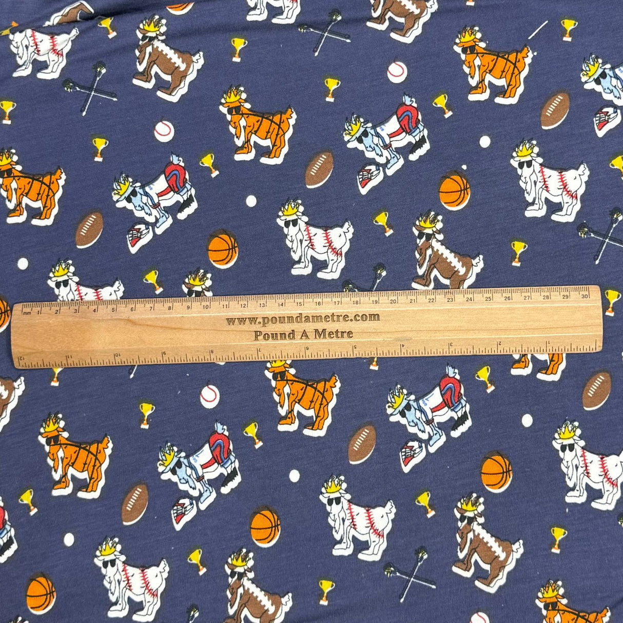 Pound A Metre 3 Metres 3 Metre Luxurious Soft Viscose Jersey - 55"- (Sports)