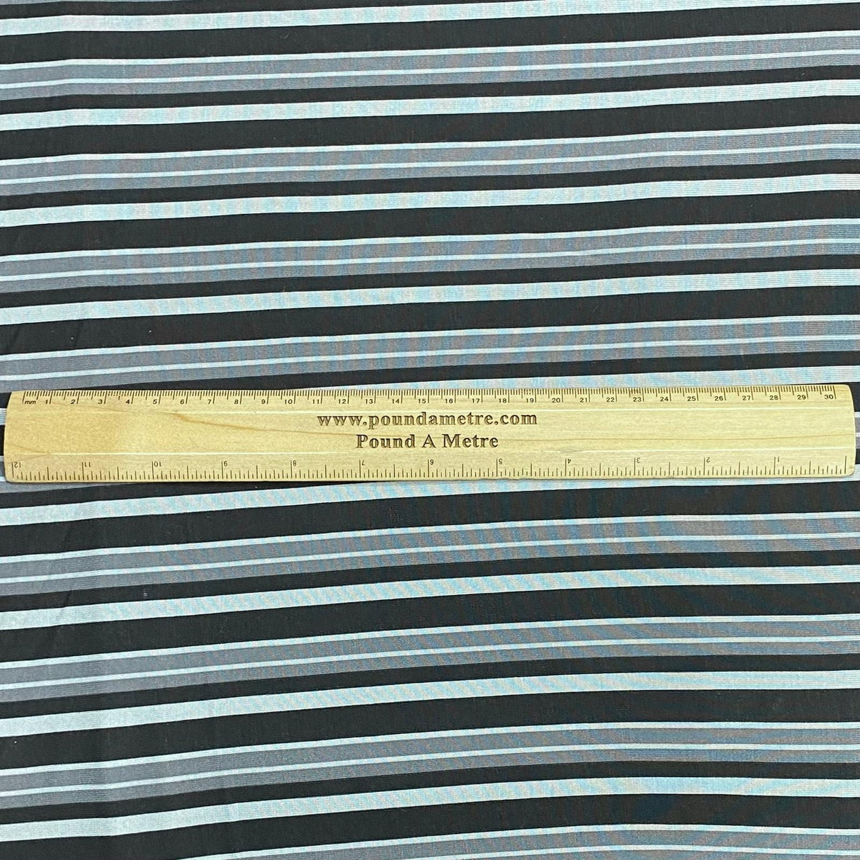 Pound A Metre 3 Metres 3 Metre Luxurious Soft Viscose Jersey - 60"- (Black & Grey)