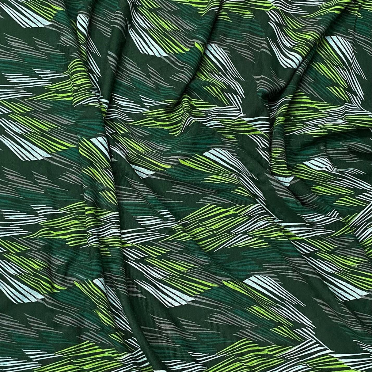 Pound A Metre 3 Metres 3 Metre Luxurious Soft Viscose Jersey - 60"- (Grass)
