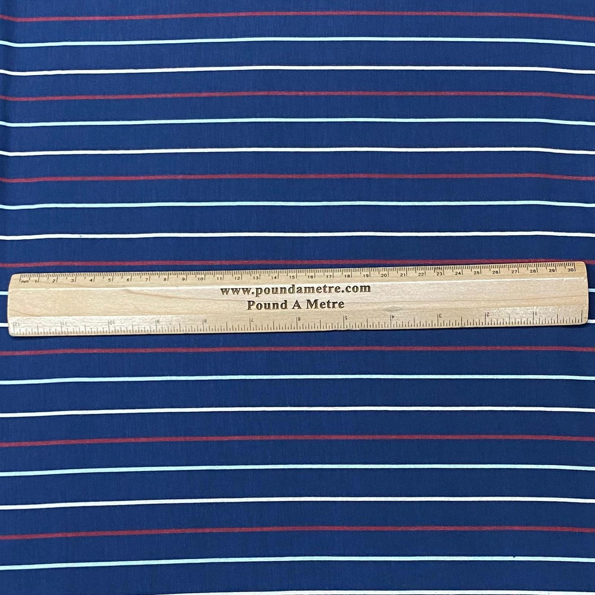 Pound A Metre 3 Metres 3 Metre Luxurious Soft Viscose Jersey - 60"- (Lines)