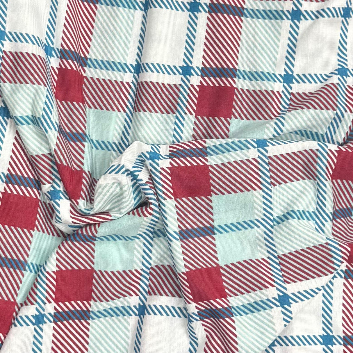 Pound A Metre 3 Metres 3 Metre Luxurious Soft Viscose Jersey - 60"- (Squares)