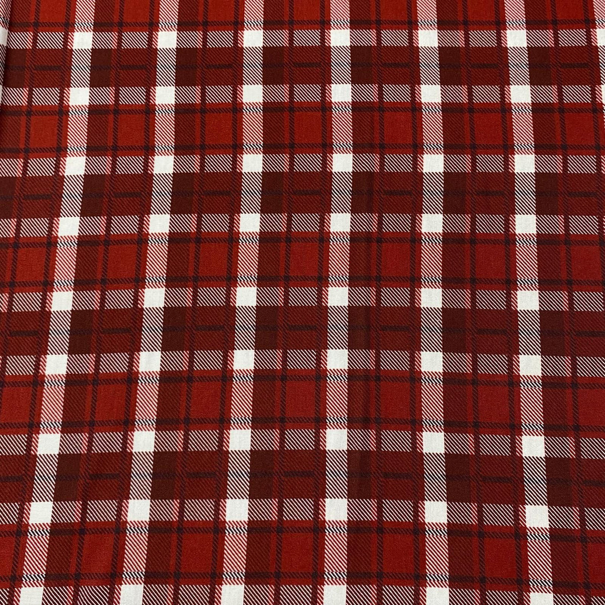 Pound A Metre 3 Metres 3 Metre Luxurious Soft Viscose Jersey - 60"- (Tartan)
