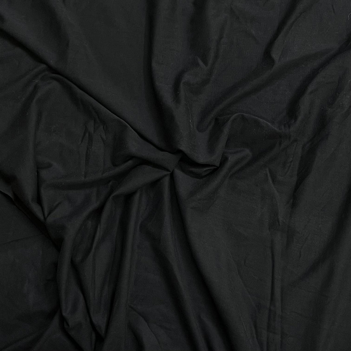 Pound A Metre 3 Metre Luxurious Super Soft Plain Jersey - 55"- (Black)