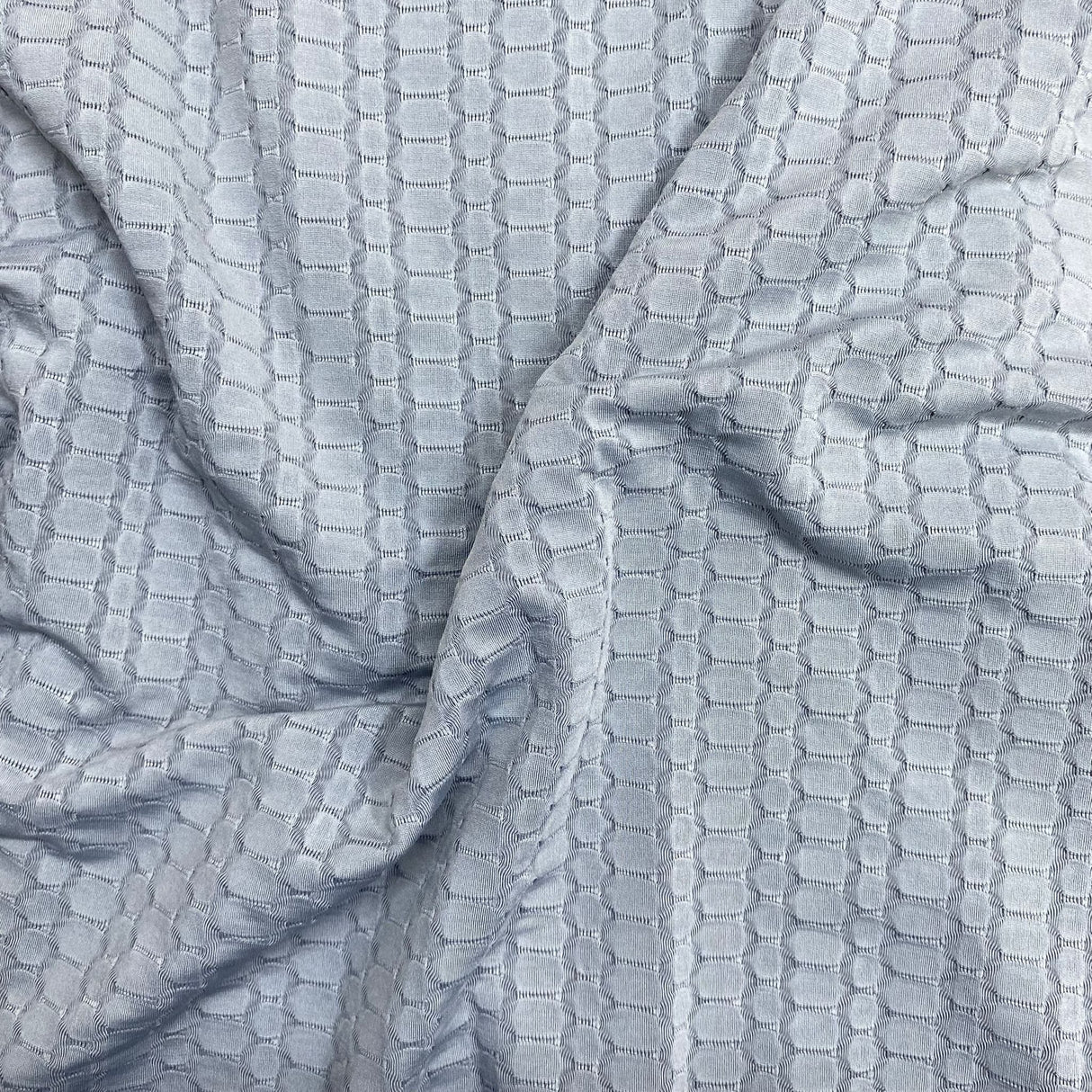 Pound A Metre 3 Metre Luxurious Winter Dobby Jersey - 60"- (Grey) (EOL)