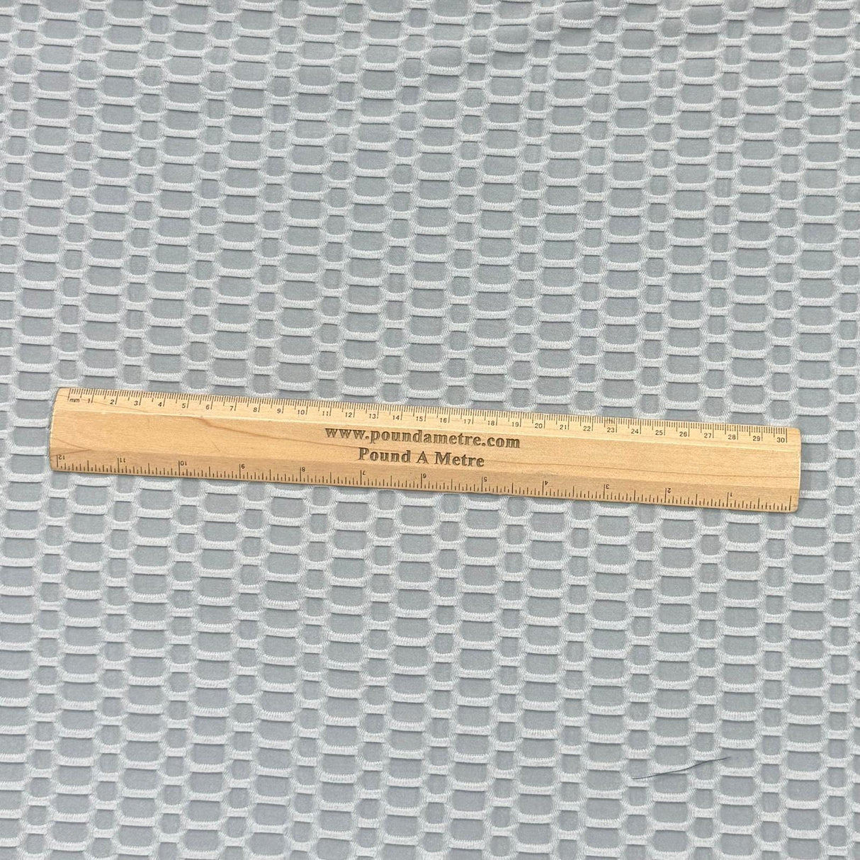 Pound A Metre 3 Metre Luxurious Winter Dobby Jersey - 60"- (Grey)