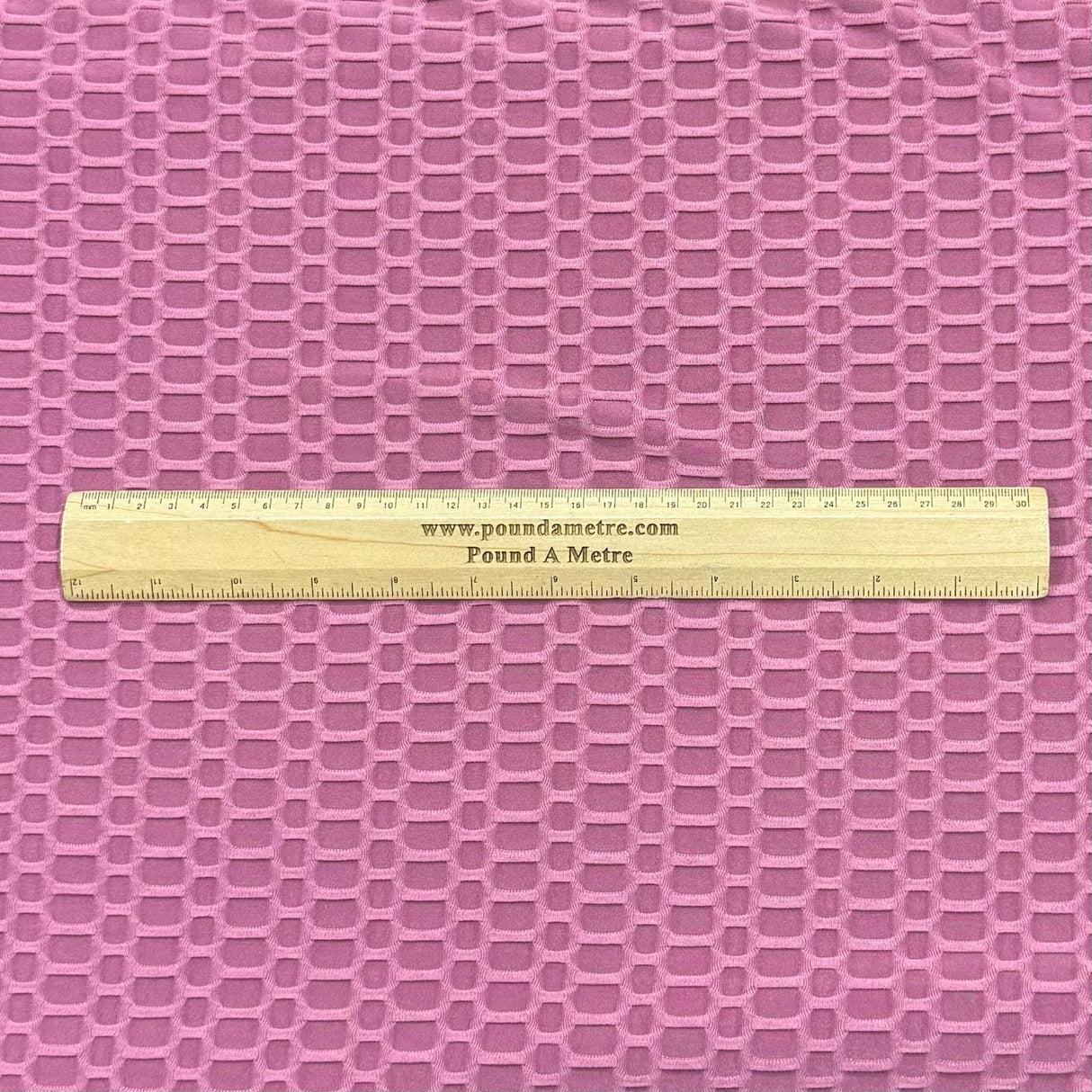 Pound A Metre 3 Metre Luxurious Winter Dobby Jersey - 60"-  (Mauve)