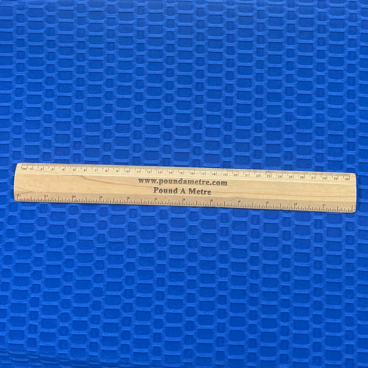 Pound A Metre 3 Metre Luxurious Winter Dobby Jersey - 60"- (Royal Blue)