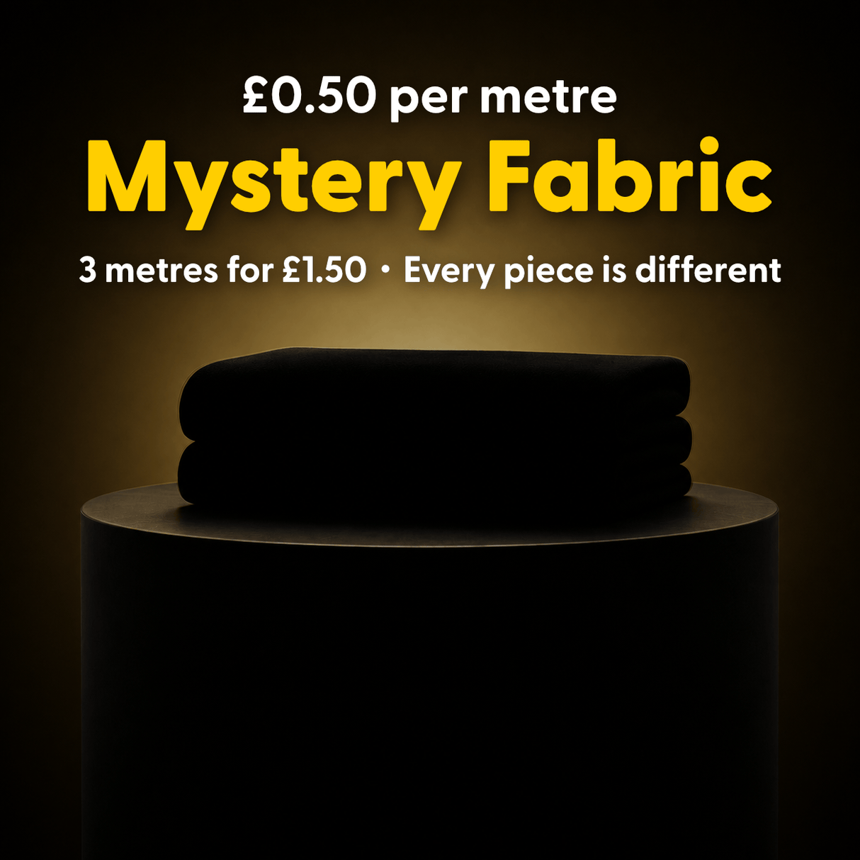 Pound A Metre 3 Metre Mystery 50p Fabric