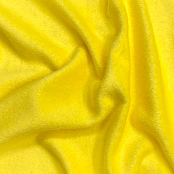 Pound A Metre 3 Metre Premium Fluffy Wool Fabric - 55"- (Yellow)