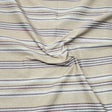 Pound A Metre 3 Metre 3 Metre Premium Linen Heavy Fabric- 55" Wide  (Stripes)