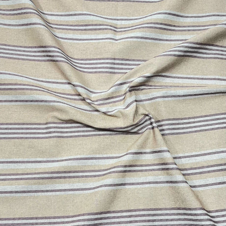 Pound A Metre 3 Metre 3 Metre Premium Linen Heavy Fabric- 55" Wide  (Stripes)