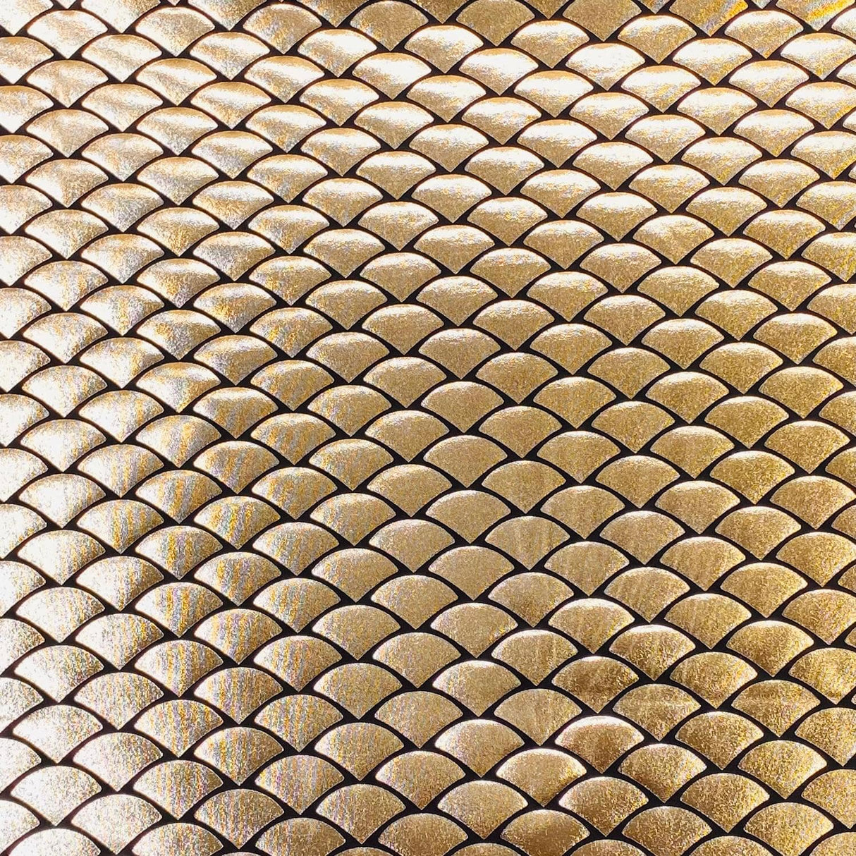 Pound A Metre 3 Metre 3 Metre Premium Mermaid Lycra Jersey 55" Wide (Gold)