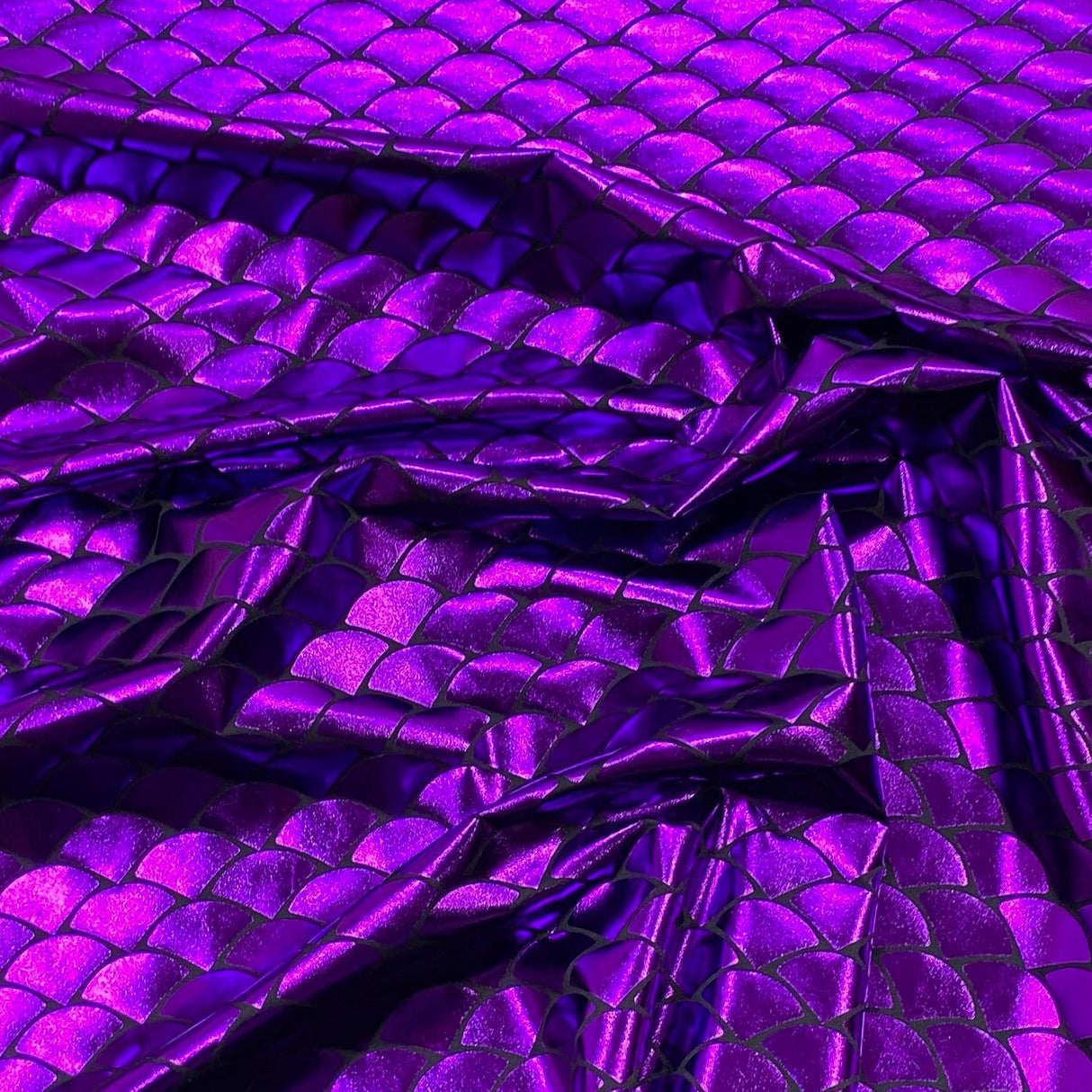 Pound A Metre 3 Metre 3 Metre Premium Mermaid Lycra Jersey 55" Wide (Purple)