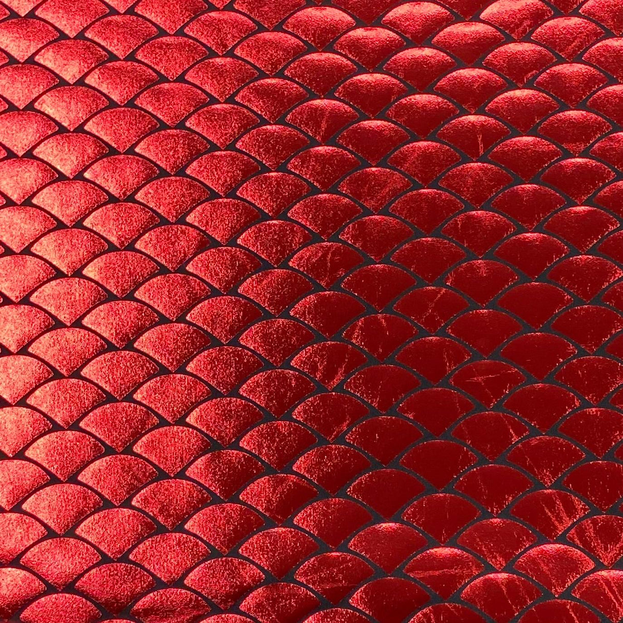 Pound A Metre 3 Metre 3 Metre Premium Mermaid Lycra Jersey 55" Wide (Red)