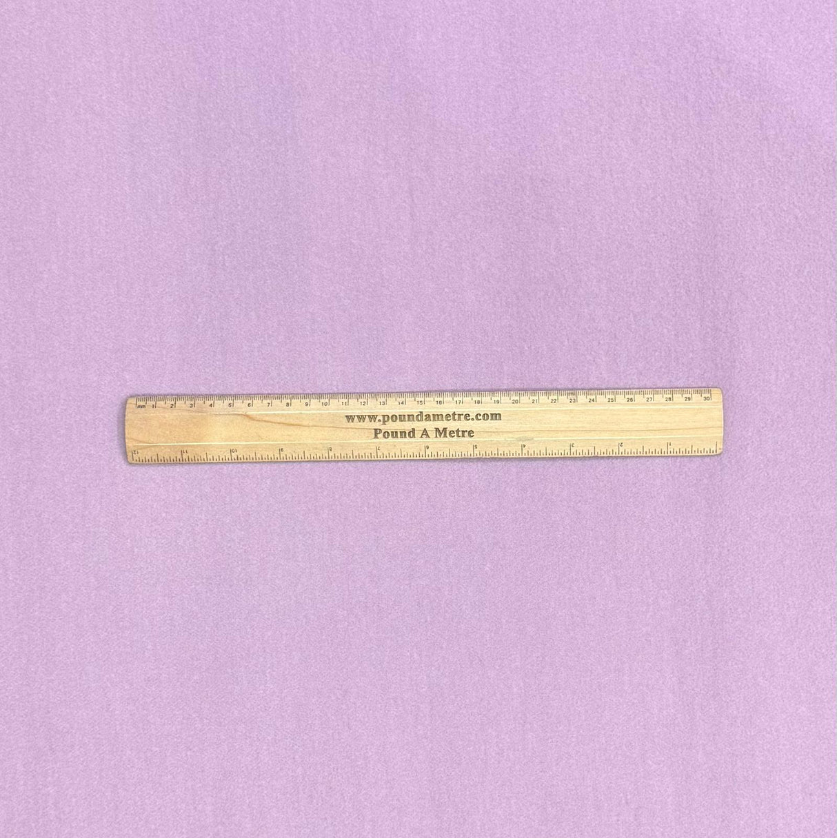 Pound A Metre 3 Metre Premium Poly Wool Fabric - 55"- (Lilac)