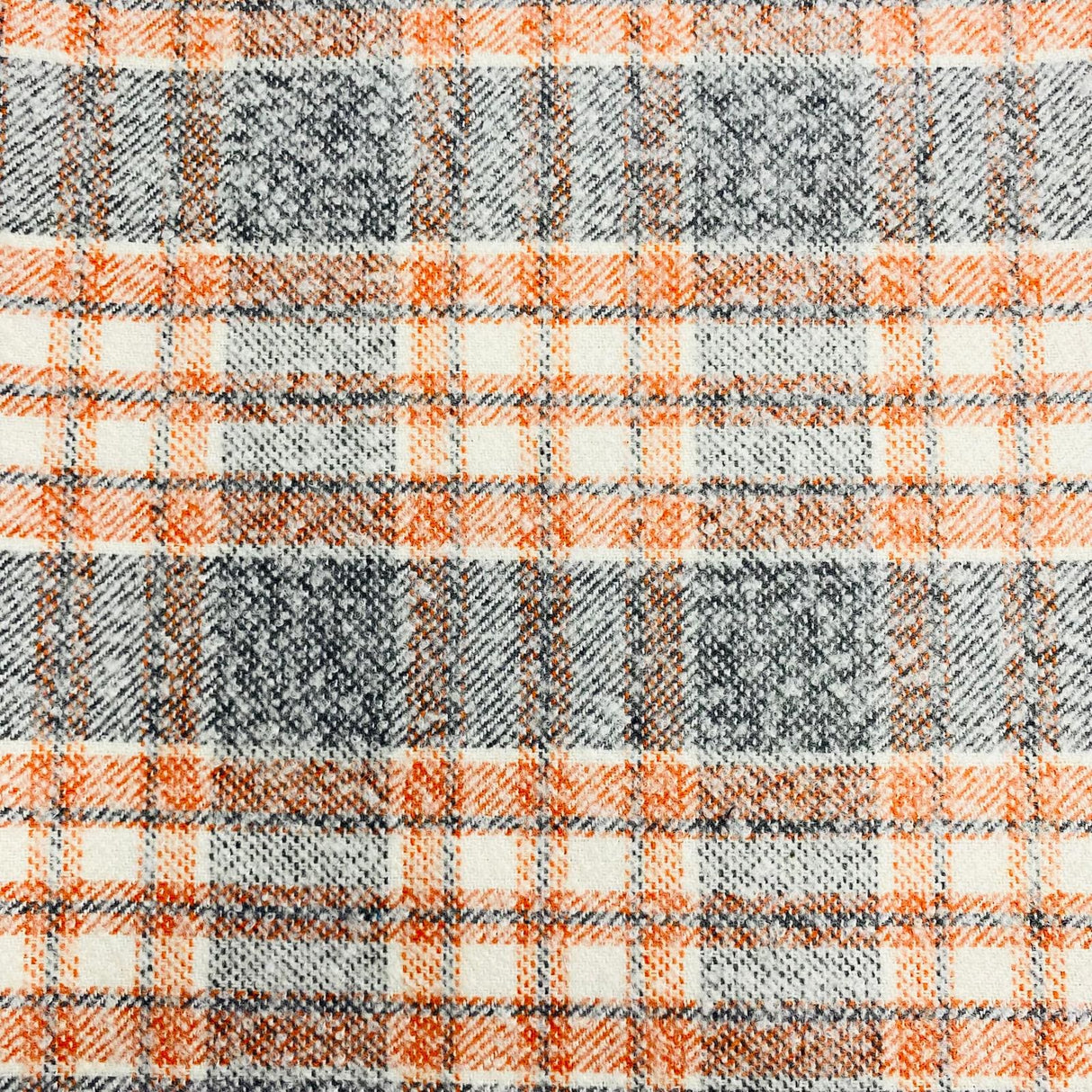 Pound A Metre 3 Metre Premium Poly Wool Fabric - 55"- (Orange)