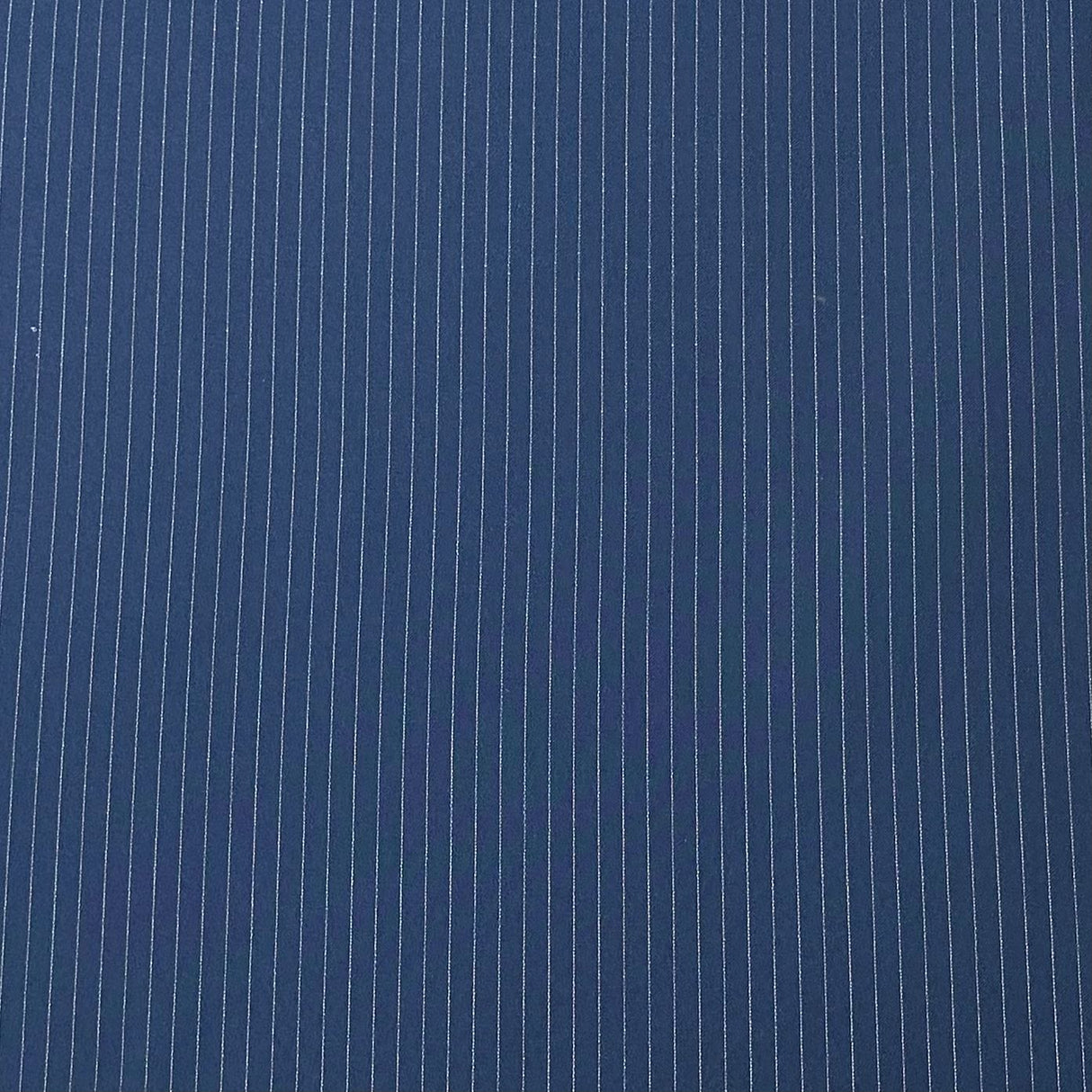 Pound A Metre 3 Metres 3 Metre Premium Stripe Suiting 55" (Navy Stripe) (WOWZA)