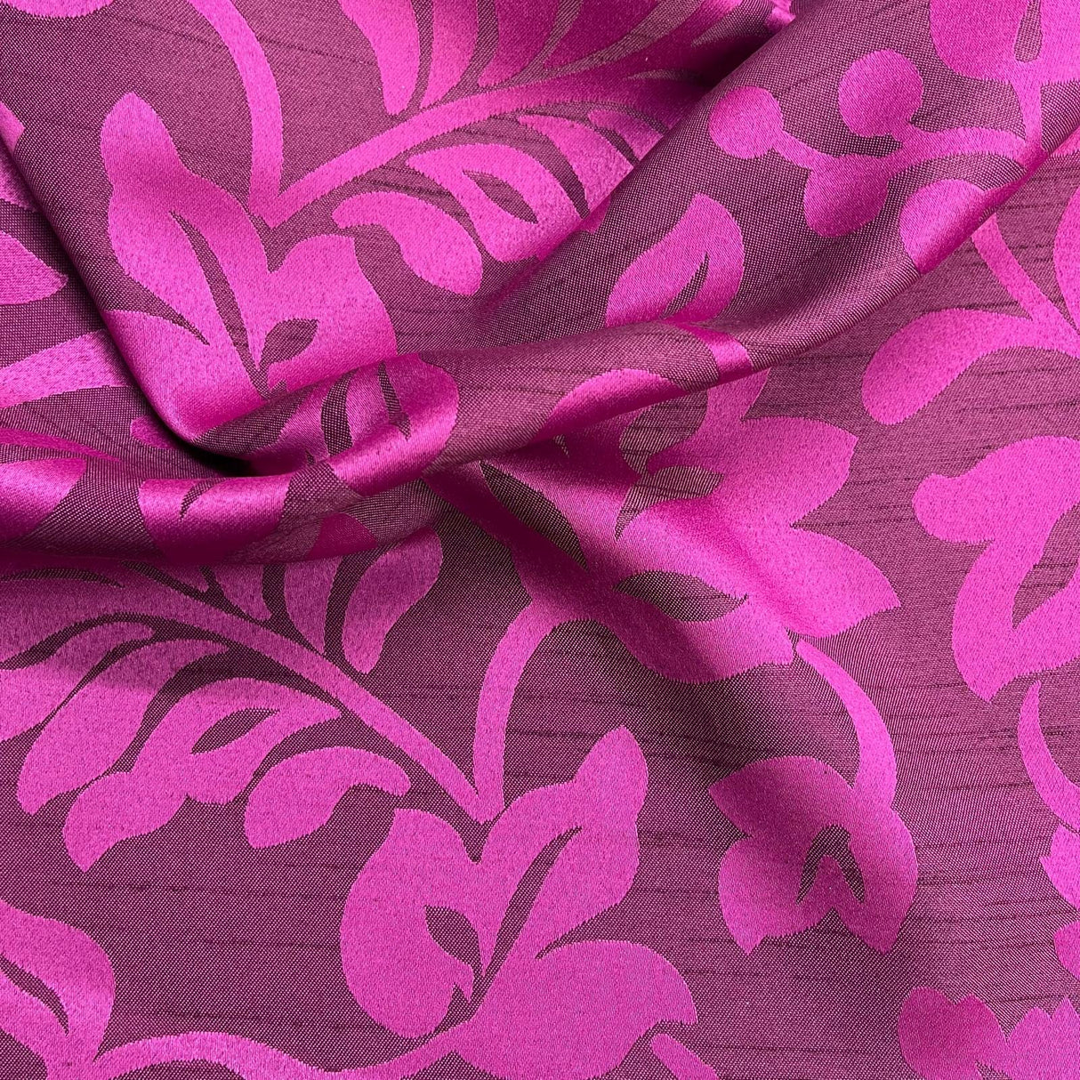 Pound A Metre 3 Metre Premium Textured Jacquard - 55" Wide (Wine)