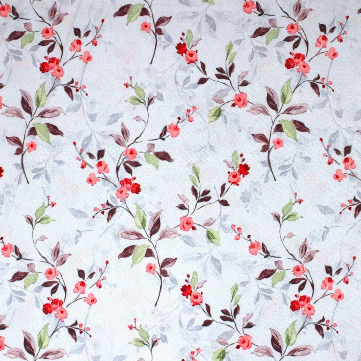 Pound A Metre 3 Metres 3 Metre Santorini Soft Crepe- 45" Wide (Pastel Lilac Floral)