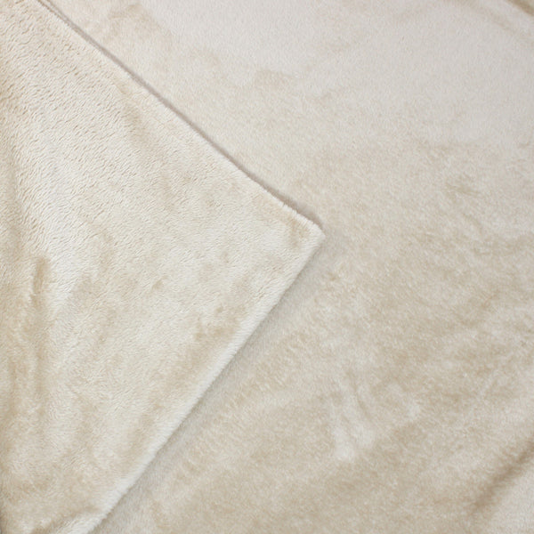 Pound A Metre 3 Metre Ultra Soft Cuddle Fleece 60” Wide (Beige)