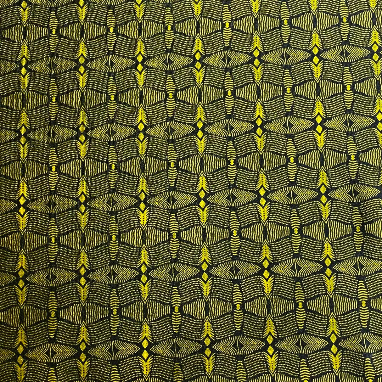 Pound A Metre 3 Metres Beautiful Printed Velvet- 55" Wide (Khaki)