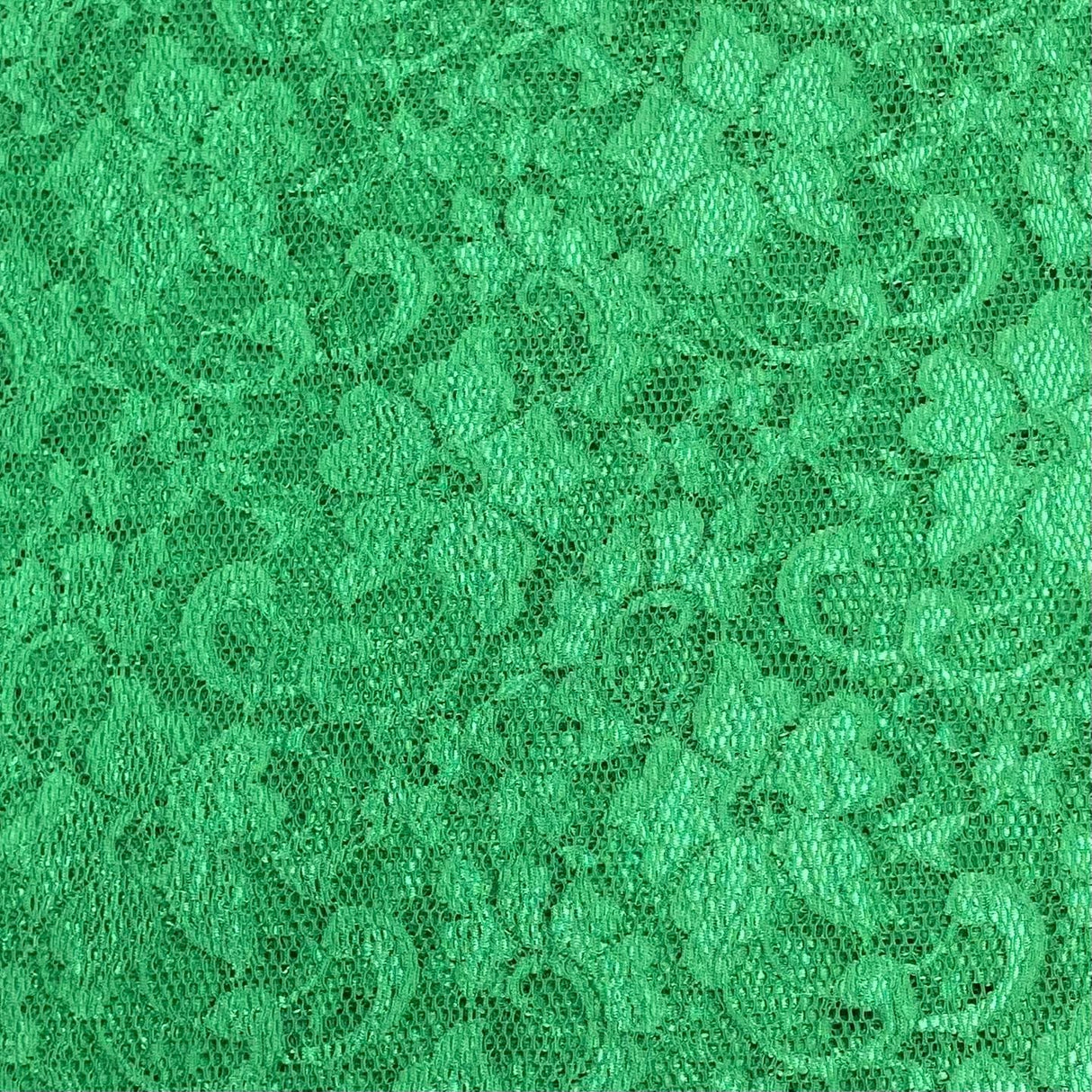Pound A Metre 3 Metres Beautiful Rachelle Lace Fabric- 55" Wide (Green)