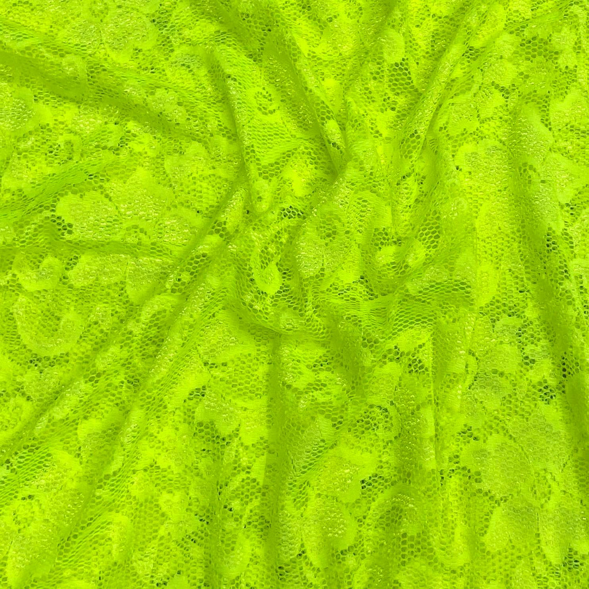 Pound A Metre 3 Metres 3 Metres Beautiful Rachelle Lace Fabric- 55" Wide (Yellow)