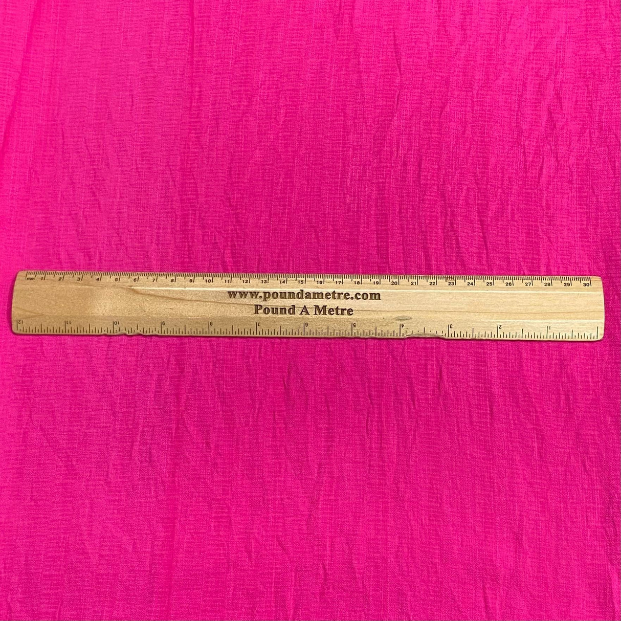 Pound A Metre 3 Metres 3 Metres Breathable Crinkle Crepe - 55" Wide (Cerise)