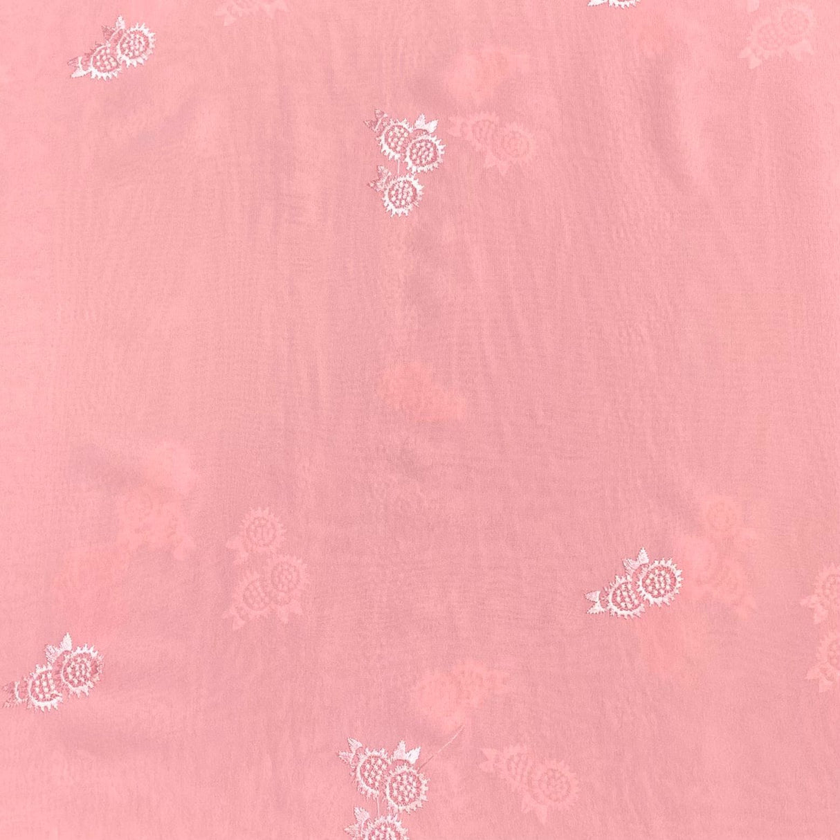 Pound A Metre 3 Metres 3 Metres Bundle Embroidery Crepe- 45" Wide (Pink) (EOL)
