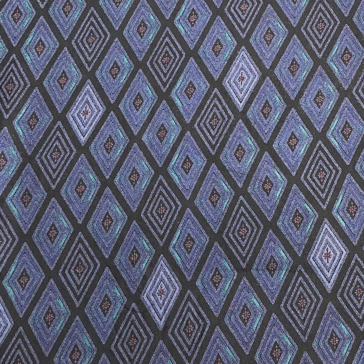 Pound A Metre 3 Metres 3 Metres Cashmere Effect Fabric- 45" Wide (Diamonds)