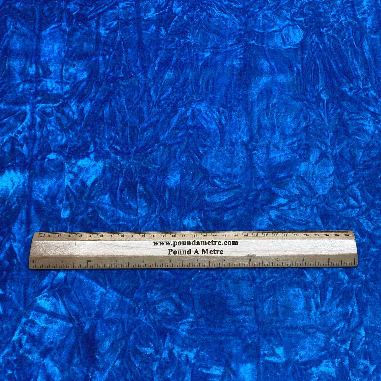 Pound A Metre 3 Metres 3 Metres Crushed Spandex Velvet 55" Wide (Blue)