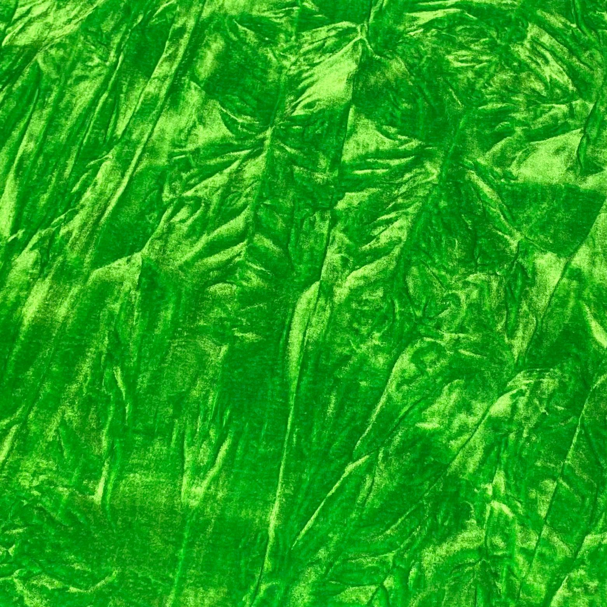 Pound A Metre 3 Metres 3 Metres Crushed Spandex Velvet 55" Wide (Green)