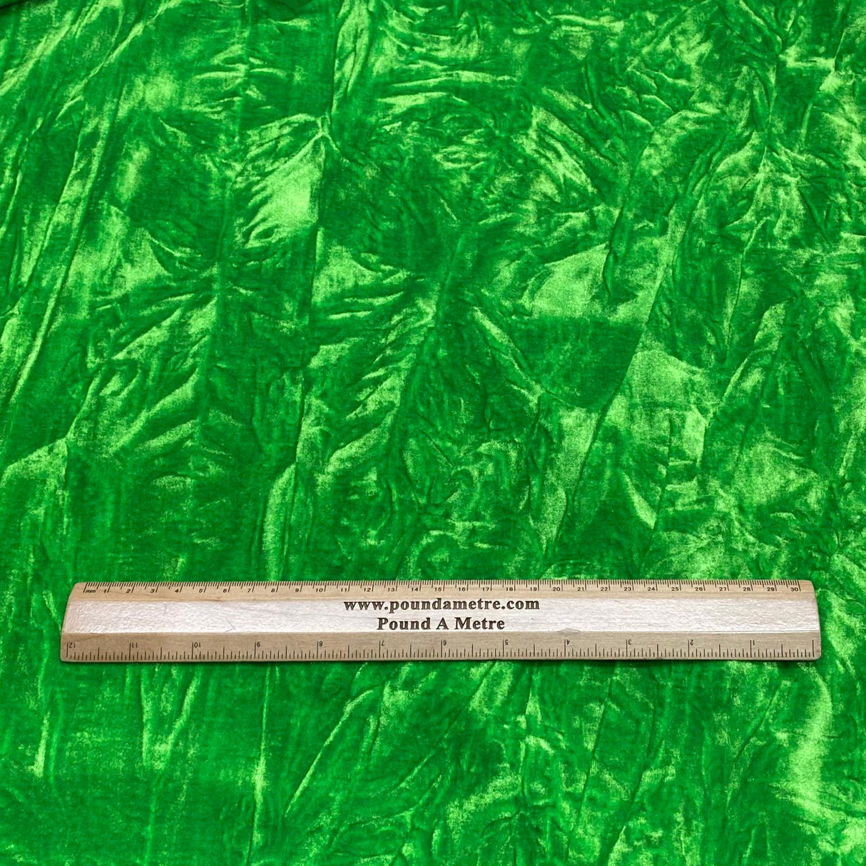 Pound A Metre 3 Metres 3 Metres Crushed Spandex Velvet 55" Wide (Green)