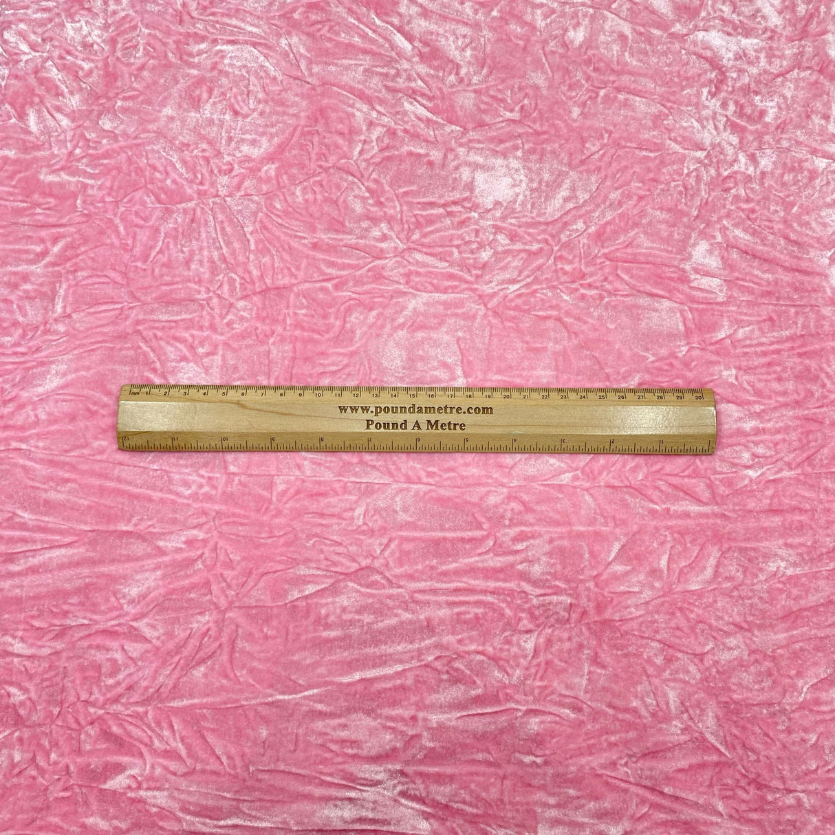 Pound A Metre 3 Metres Crushed Spandex Velvet 55" Wide (Pink)
