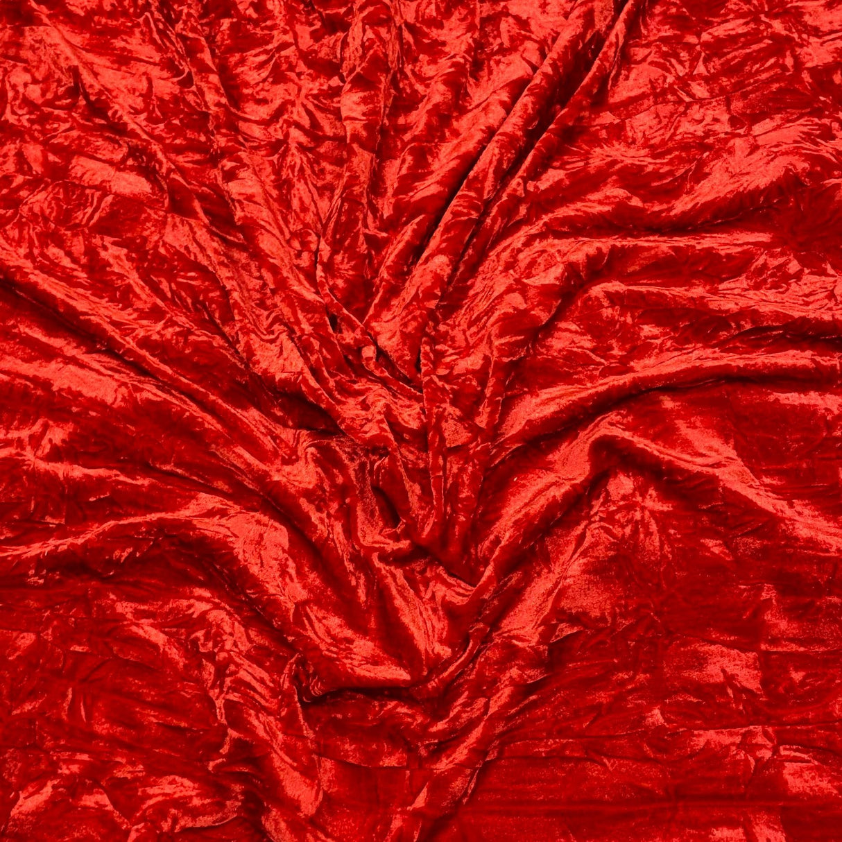 Pound A Metre 3 Metres Crushed Spandex Velvet 55" Wide (Red)