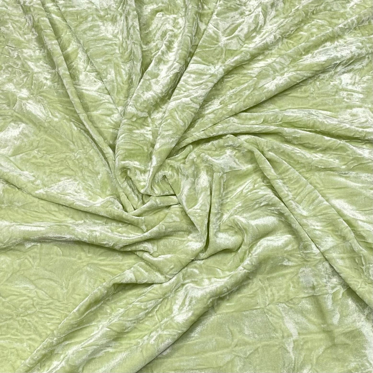 Pound A Metre 3 Metres 3 Metres Crushed Spandex Velvet 55" Wide (Sage)