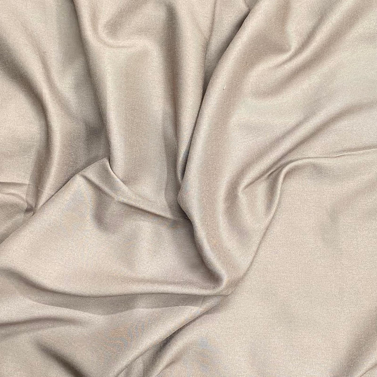 Pound A Metre 3 Metres 3 Metres Dress Making Plain Viscose Fabric - 55" Wide - (Beige)