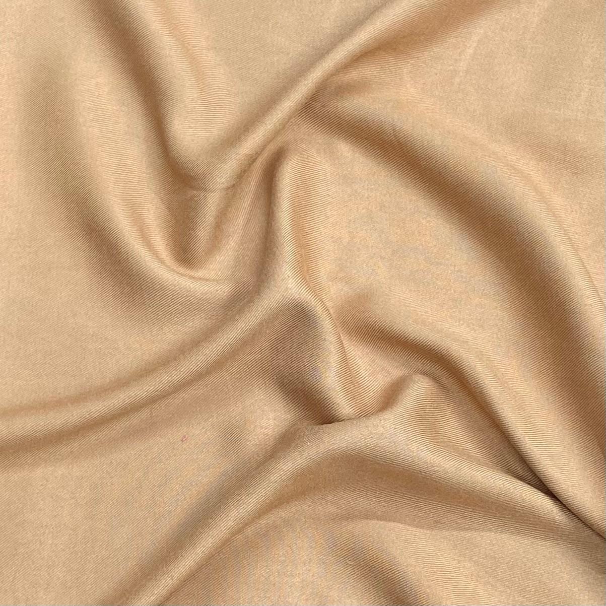 Pound A Metre 3 Metres 3 Metres Dress Making Plain Viscose Fabric - 55" Wide - (Brown)