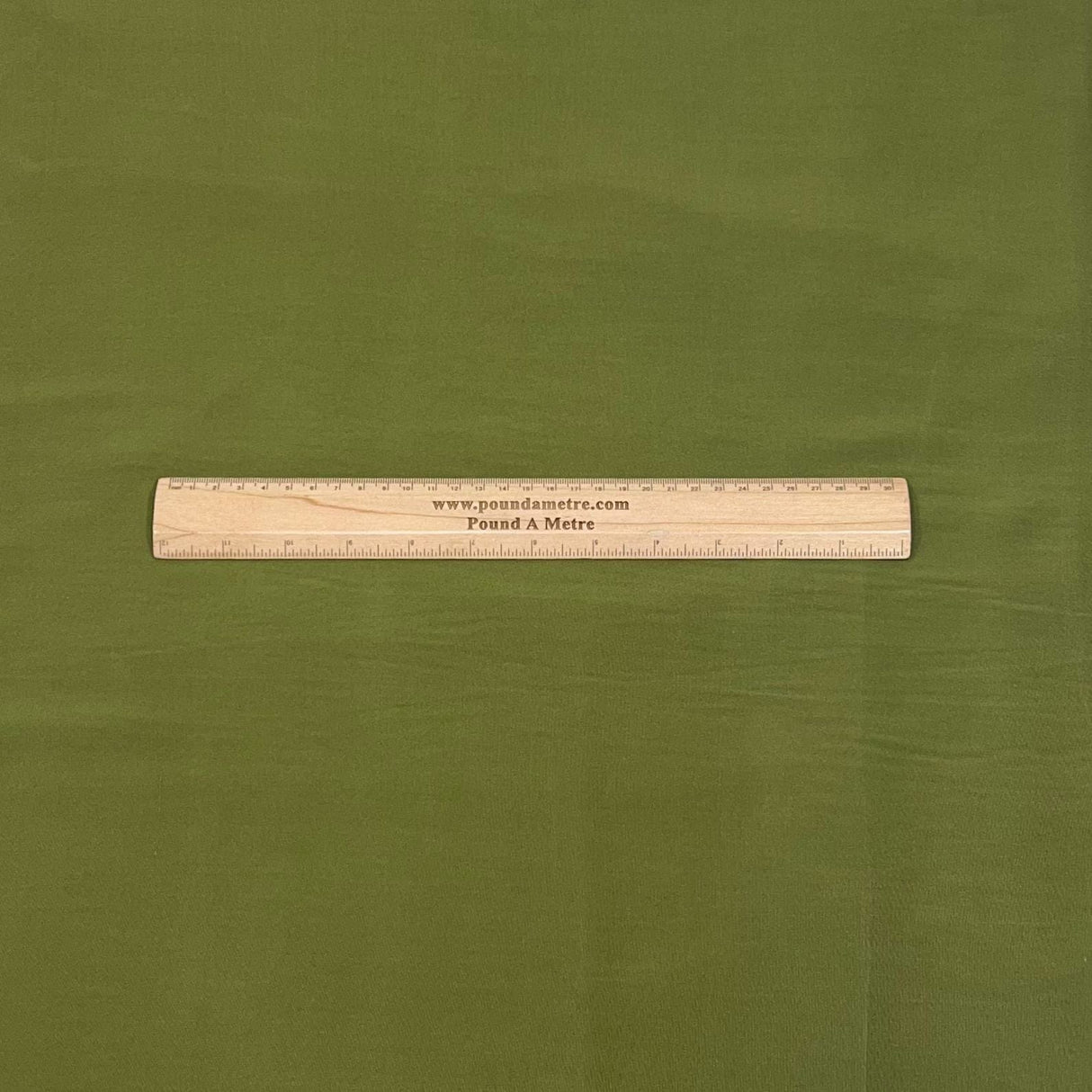 Pound A Metre 3 Metres 3 Metres Dress Making Plain Viscose Fabric - 55" Wide - Khaki