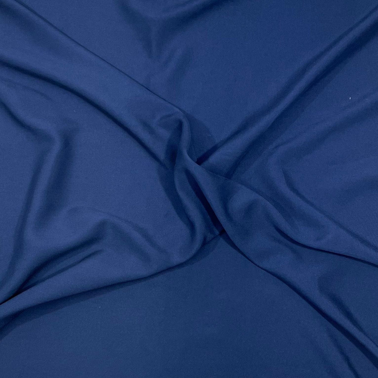 Pound A Metre 3 Metres 3 Metres Dress Making Plain Viscose Fabric - 55" Wide - Navy