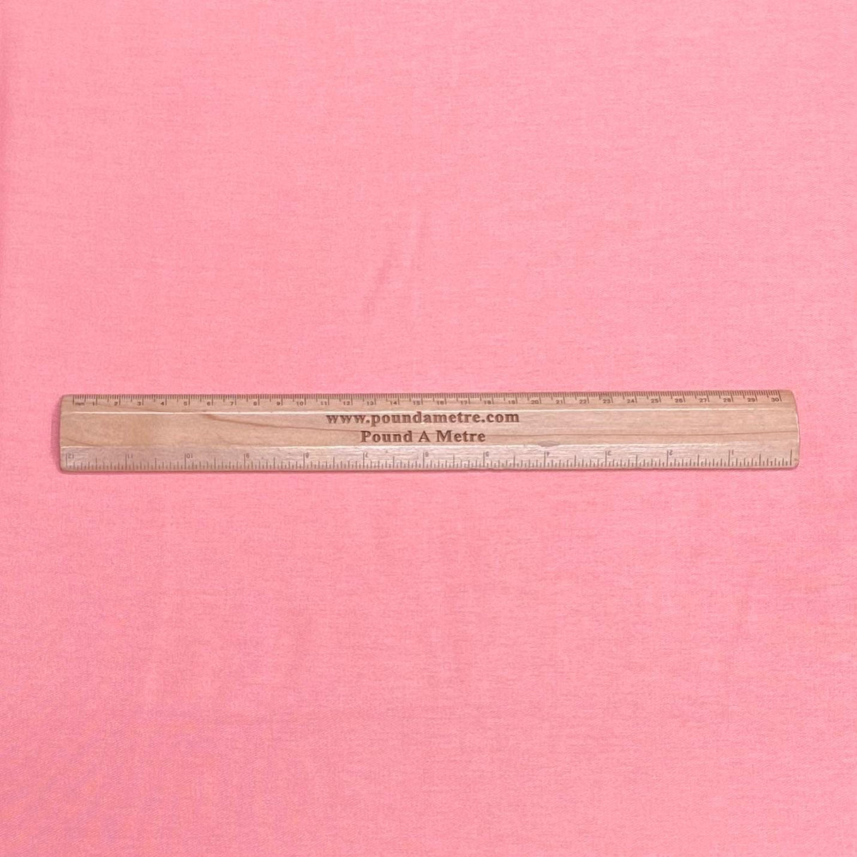 Pound A Metre 3 Metres 3 Metres Dress Making Plain Viscose Fabric - 55" Wide - (Peachy Pink)