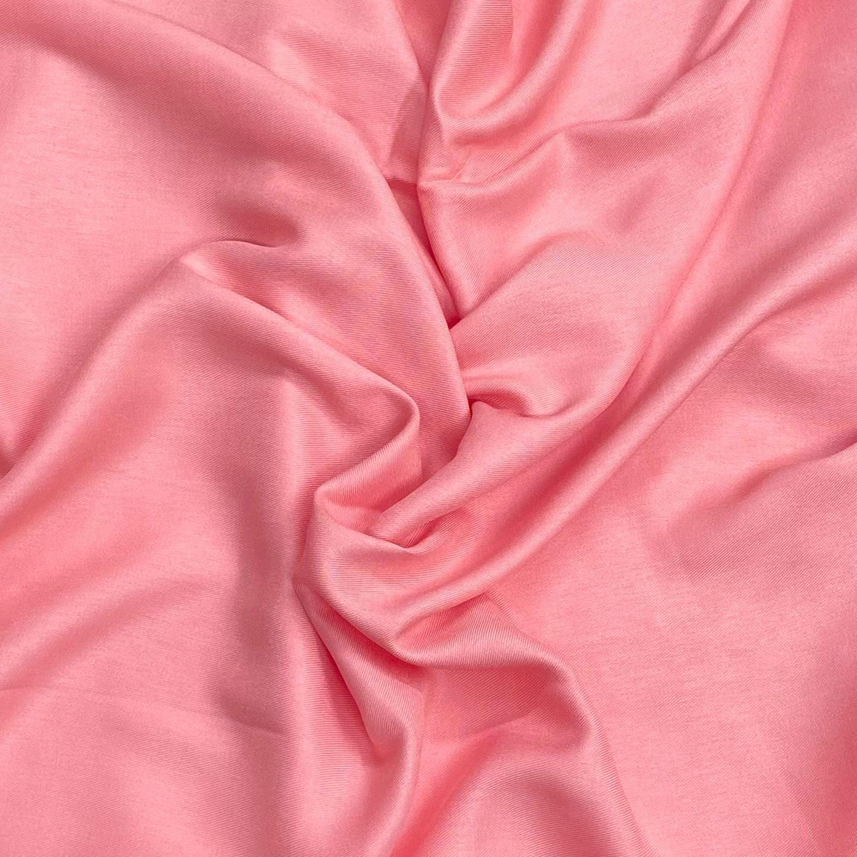 Pound A Metre 3 Metres 3 Metres Dress Making Plain Viscose Fabric - 55" Wide - (Peachy Pink)
