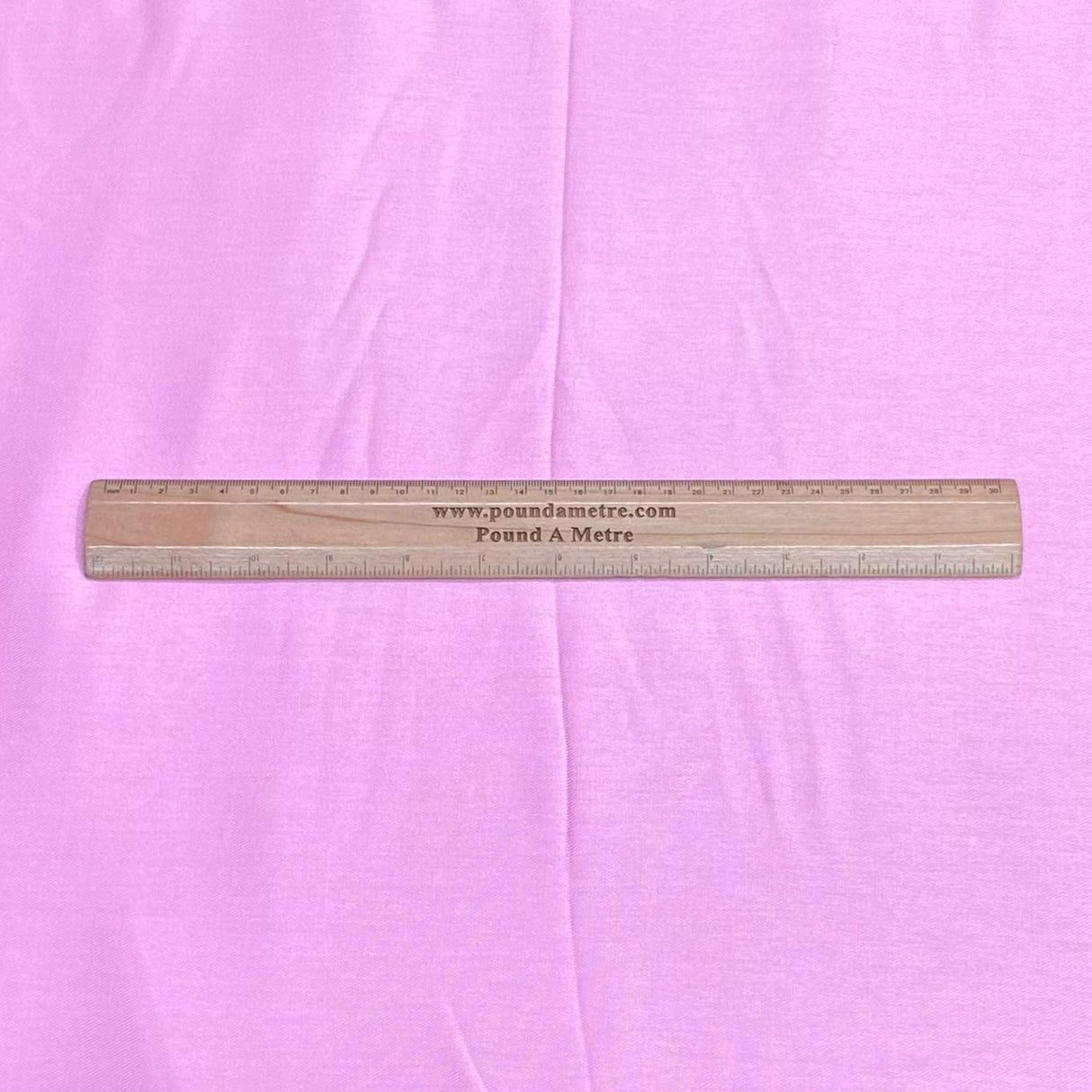 Pound A Metre 3 Metres 3 Metres Dress Making Plain Viscose Fabric - 55" Wide - (Pink)