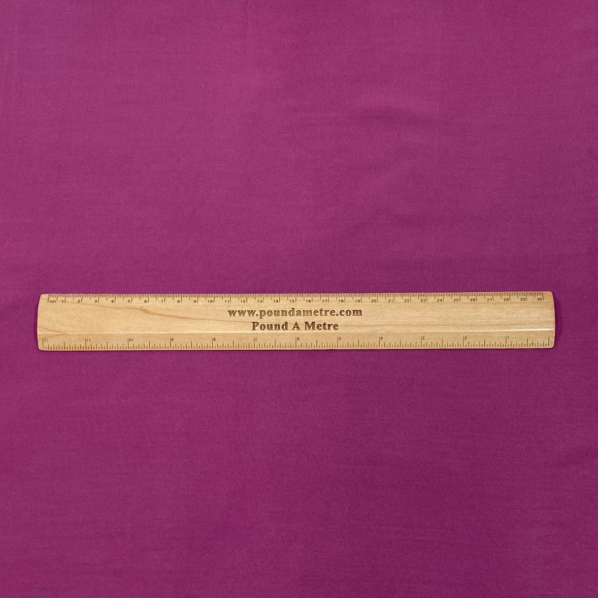 Pound A Metre 3 Metres 3 Metres Dress Making Plain Viscose Fabric - 55" Wide - Raspberry