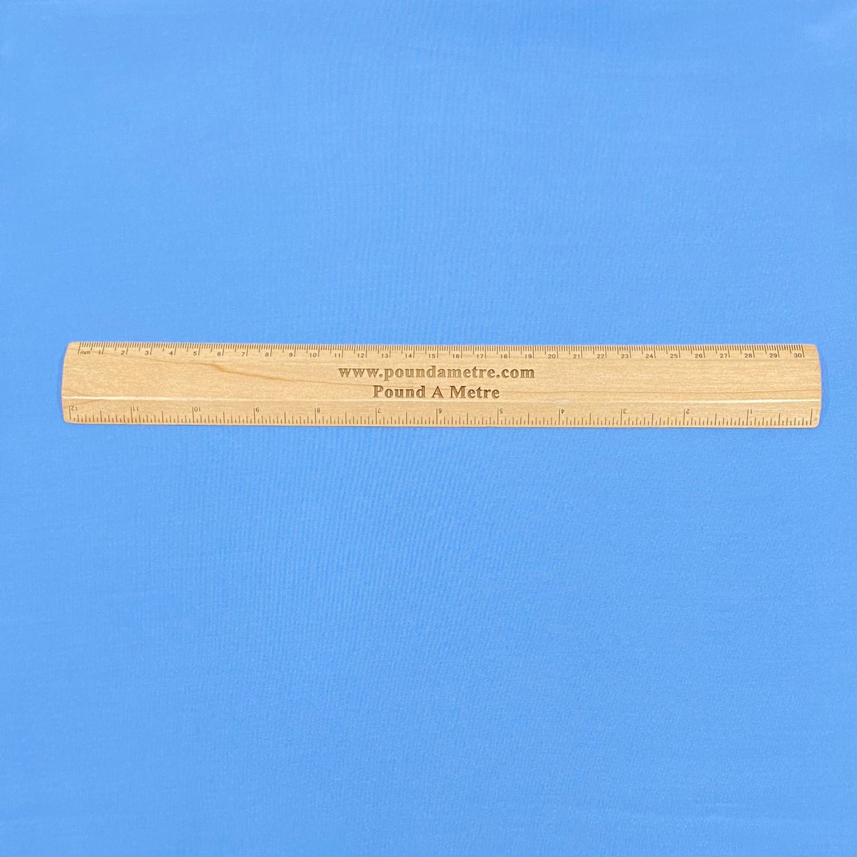 Pound A Metre 3 Metres 3 Metres Dress Making Plain Viscose Fabric - 55" Wide - Sky